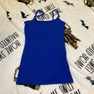 Blue cami tank top